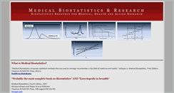 Desktop Screenshot of medicalbiostatistics.com